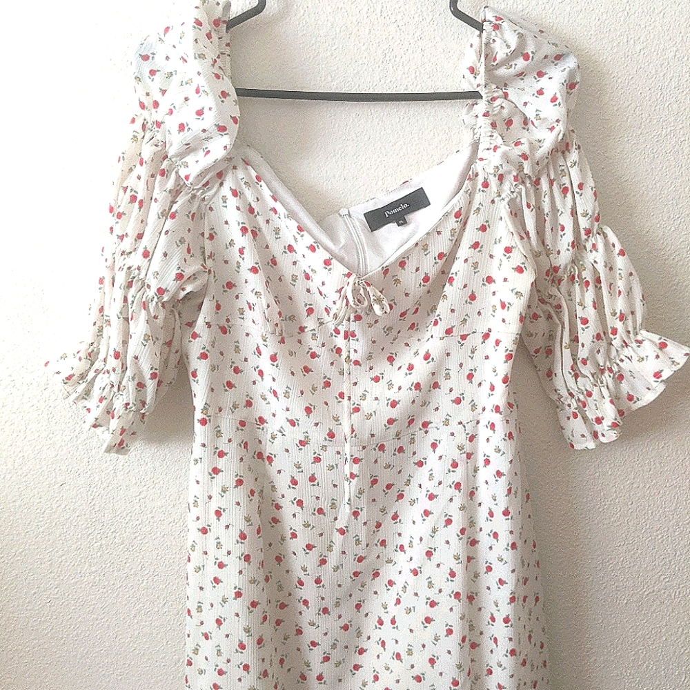 Puffed Sleeve Dress